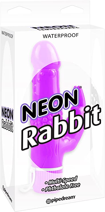 Vibrador Neón Conejo Pipedream