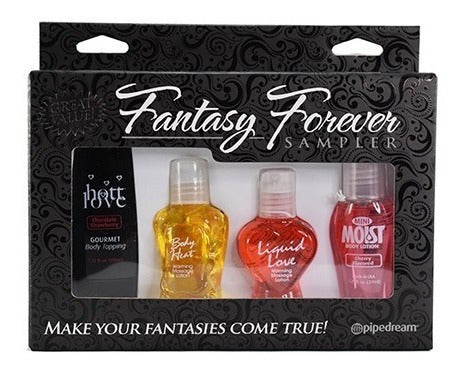Kit aceite para masaje 4 piezas Pipedream